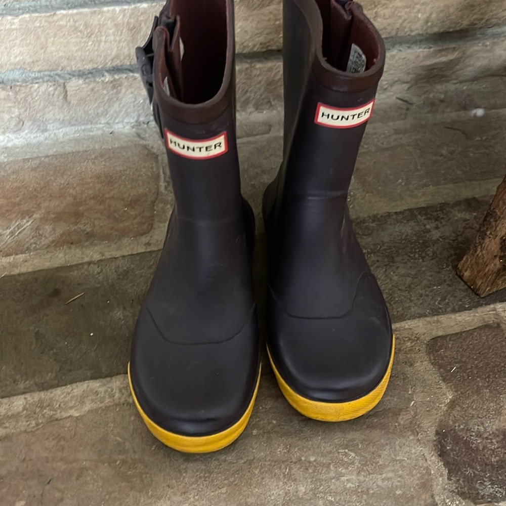 Hunter kids boots US size 12
